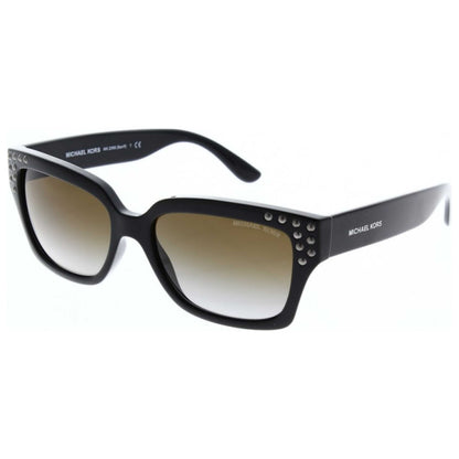 Front view of Michael Kors Rectangular Unisex Sunglasses MK2066-3009T5-55