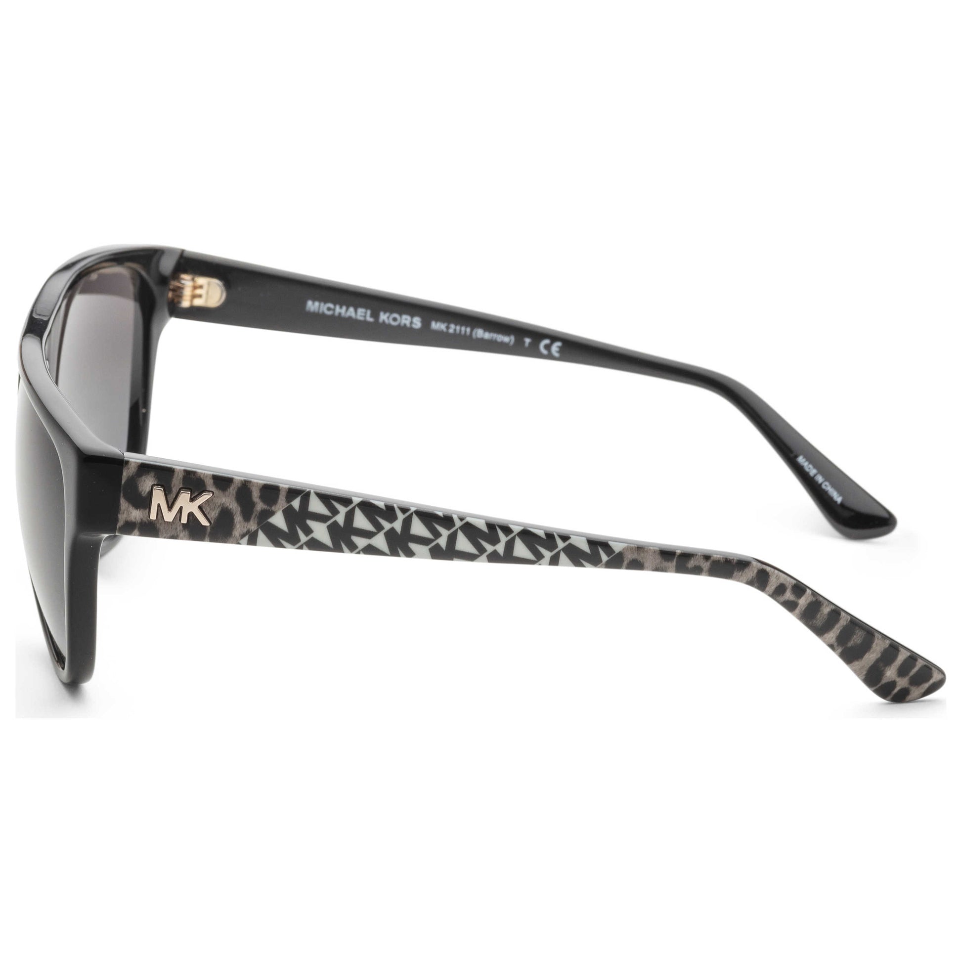 Left view of Michael Kors Fashion Women's Sunglasses MK2111-30058G-57