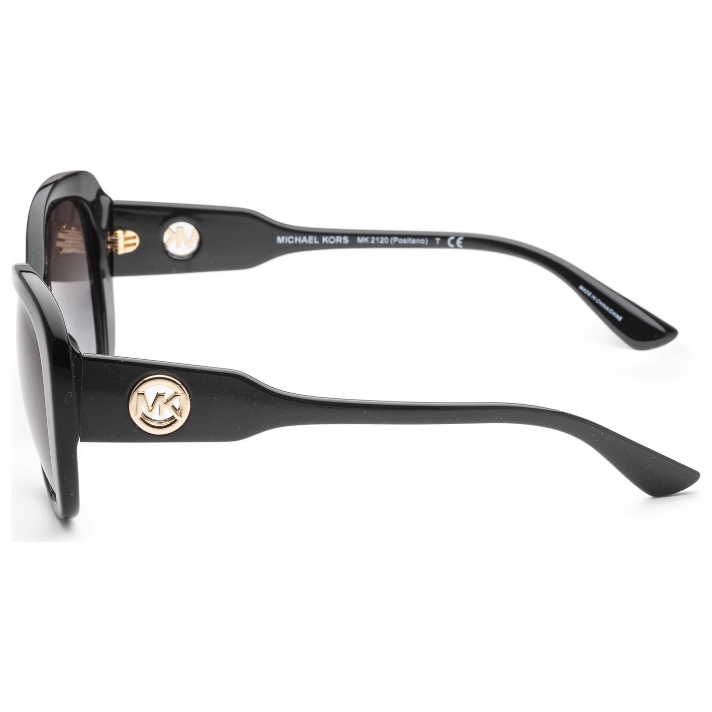 Left view of Michael Kors Fashion Women's Sunglasses MK2120-30058G-56