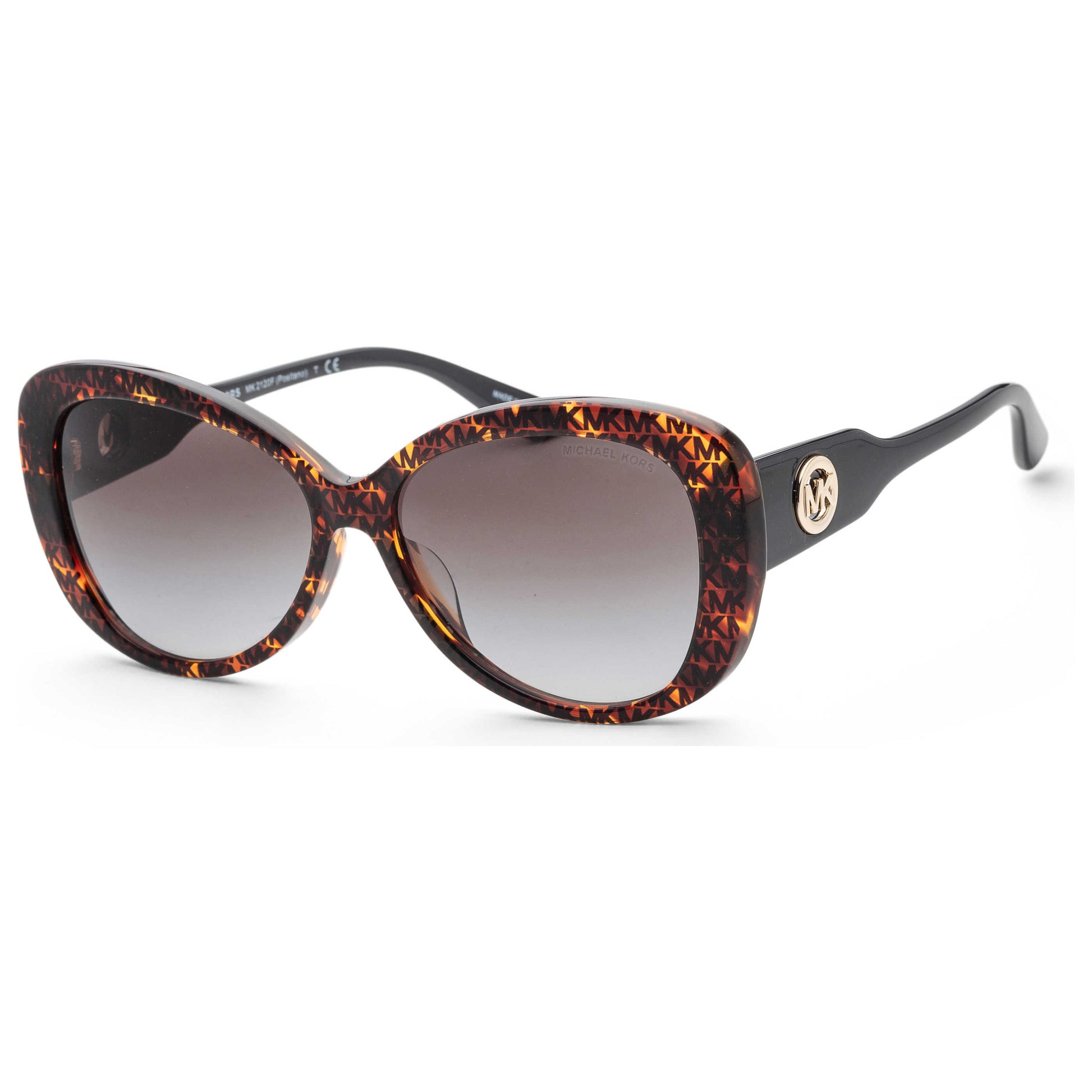 Front view of Michael Kors Positano Women's Sunglasses MK2120F-36678G-58