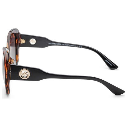 Left view of Michael Kors Positano Women's Sunglasses MK2120F-36678G-58