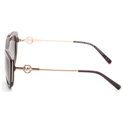 Left view of Michael Kors Fashion Women's Sunglasses MK2127U-33448G-55