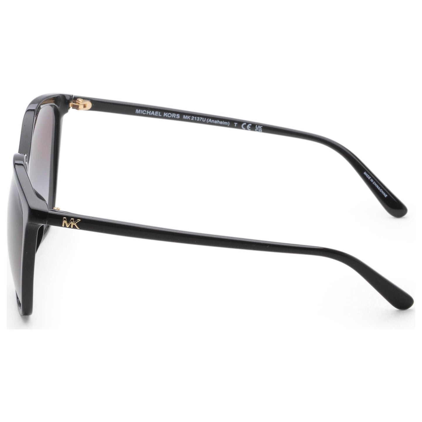 Left view of Michael Kors Anaheim Women's Sunglasses MK2137U-30058G-57