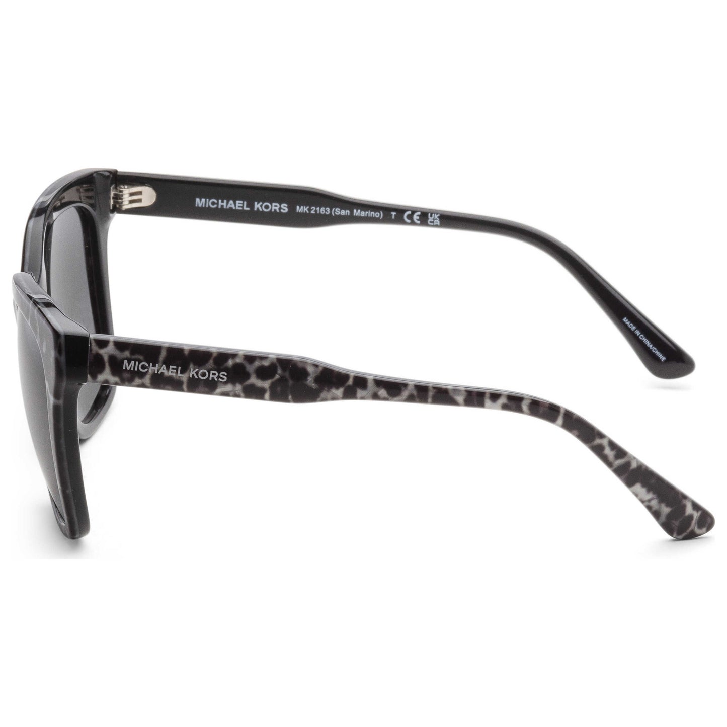 Left view of Michael Kors San Marino Women's Sunglasses MK2163-391687-52