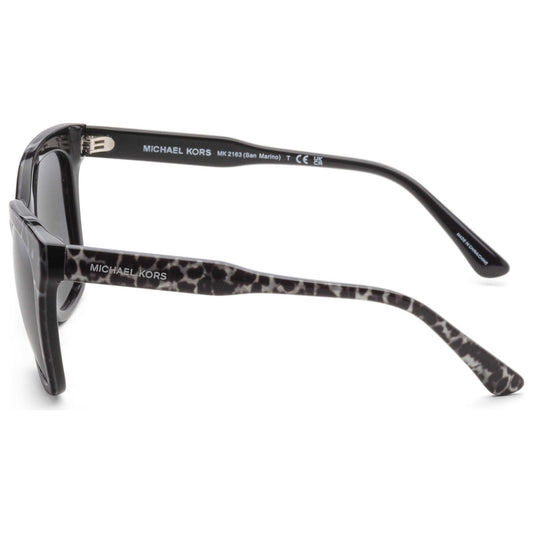 Left view of Michael Kors San Marino Women's Sunglasses MK2163-391687-52