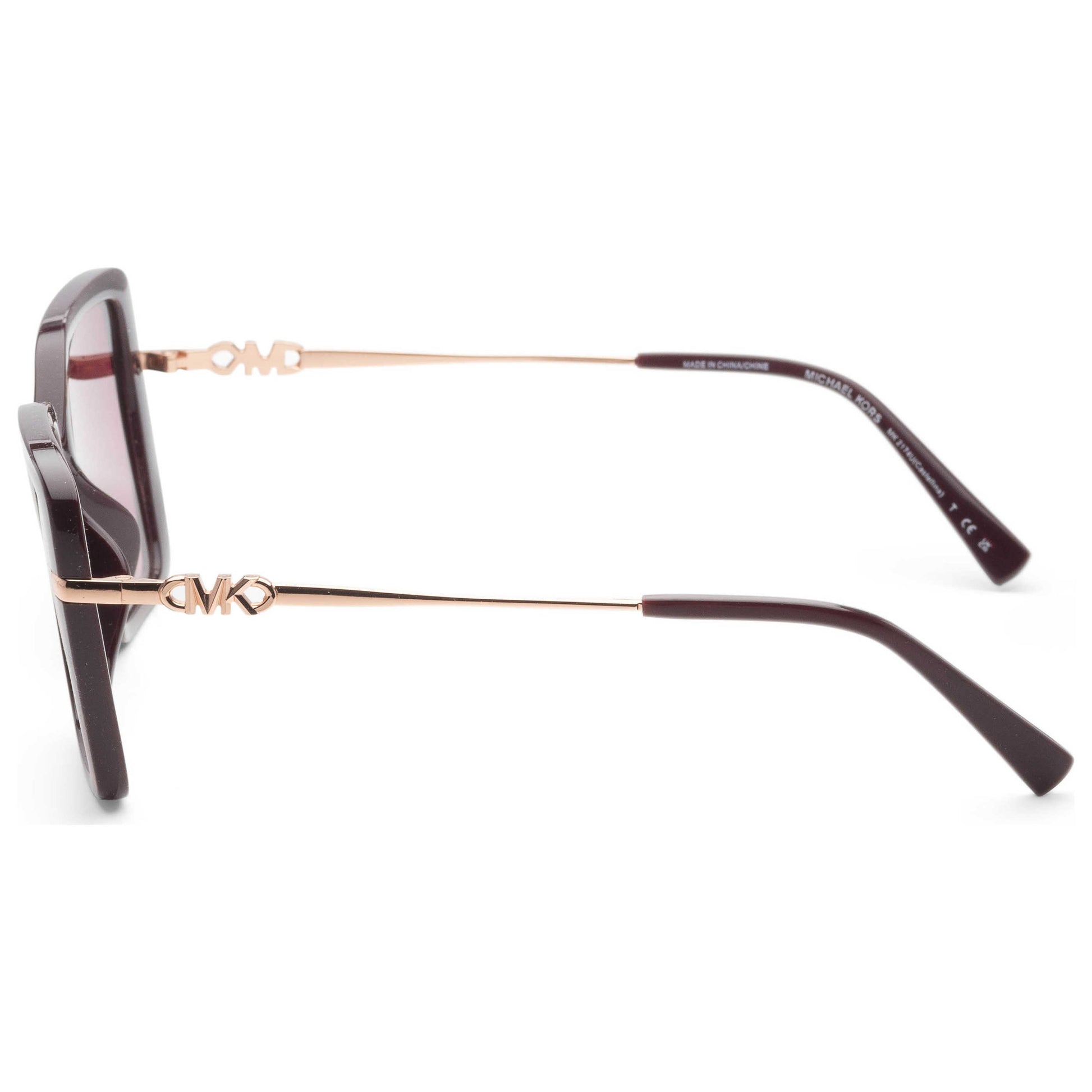 Left view of Michael Kors Castellina Women's Sunglasses MK2174U-33448H-55