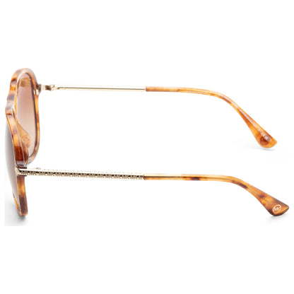 Left view of Michael Kors Fashion Women's Sunglasses MK2176U-39153B-58