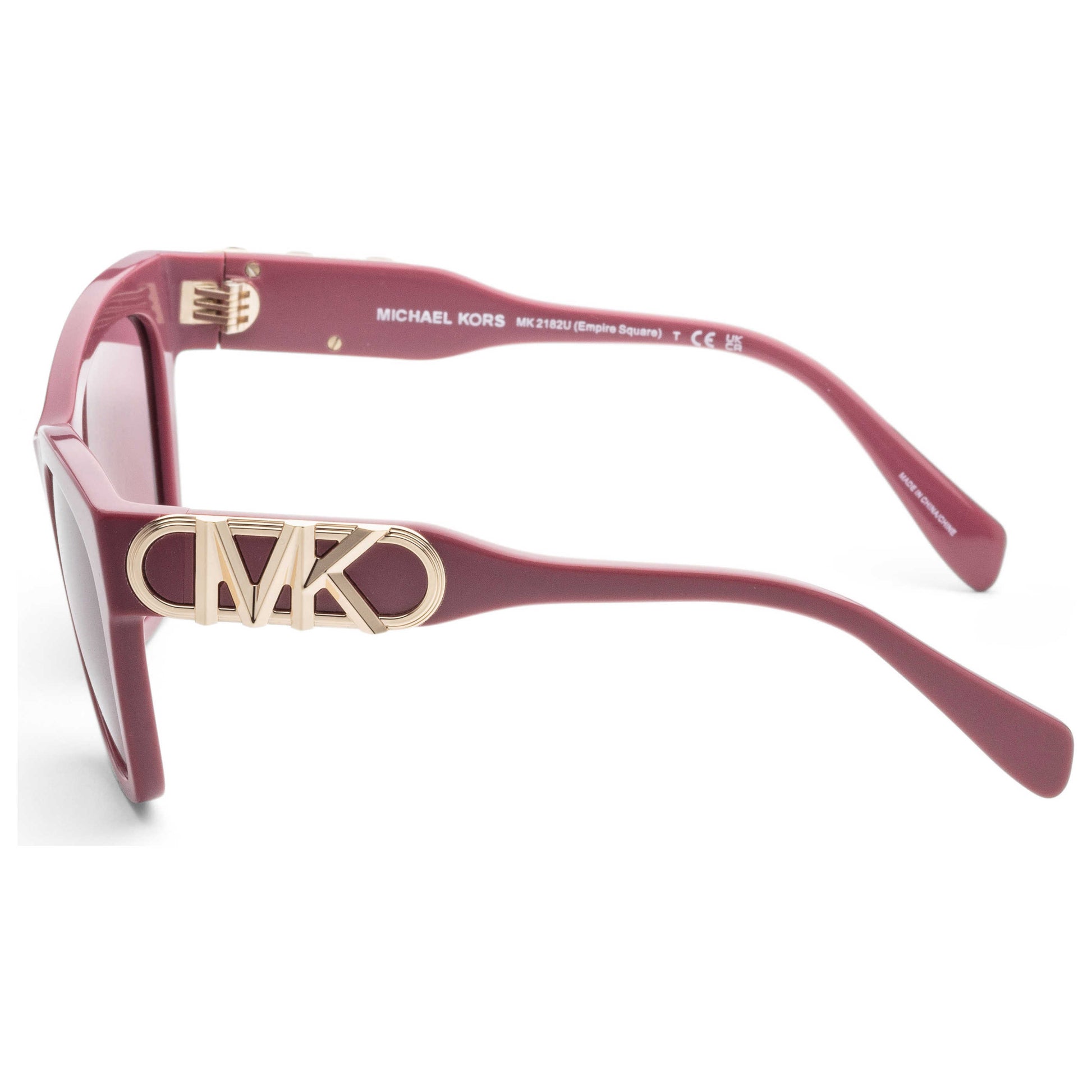 Left view of Michael Kors Empire Women's Sunglasses MK2182U-32566G-55