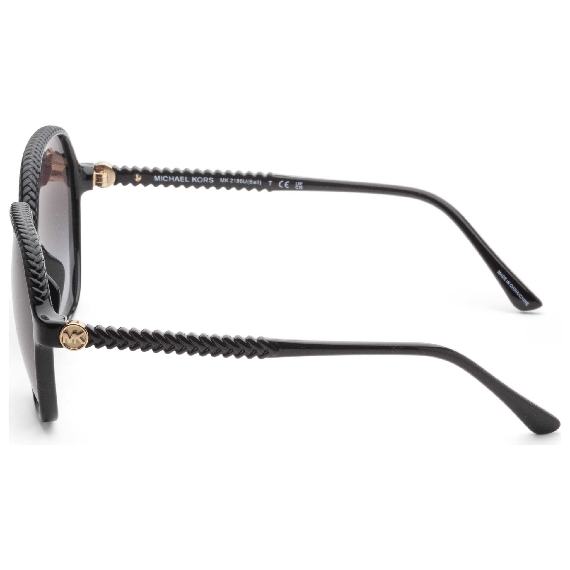 Left view of Michael Kors Bali Women's Sunglasses MK2186U-30058G-58