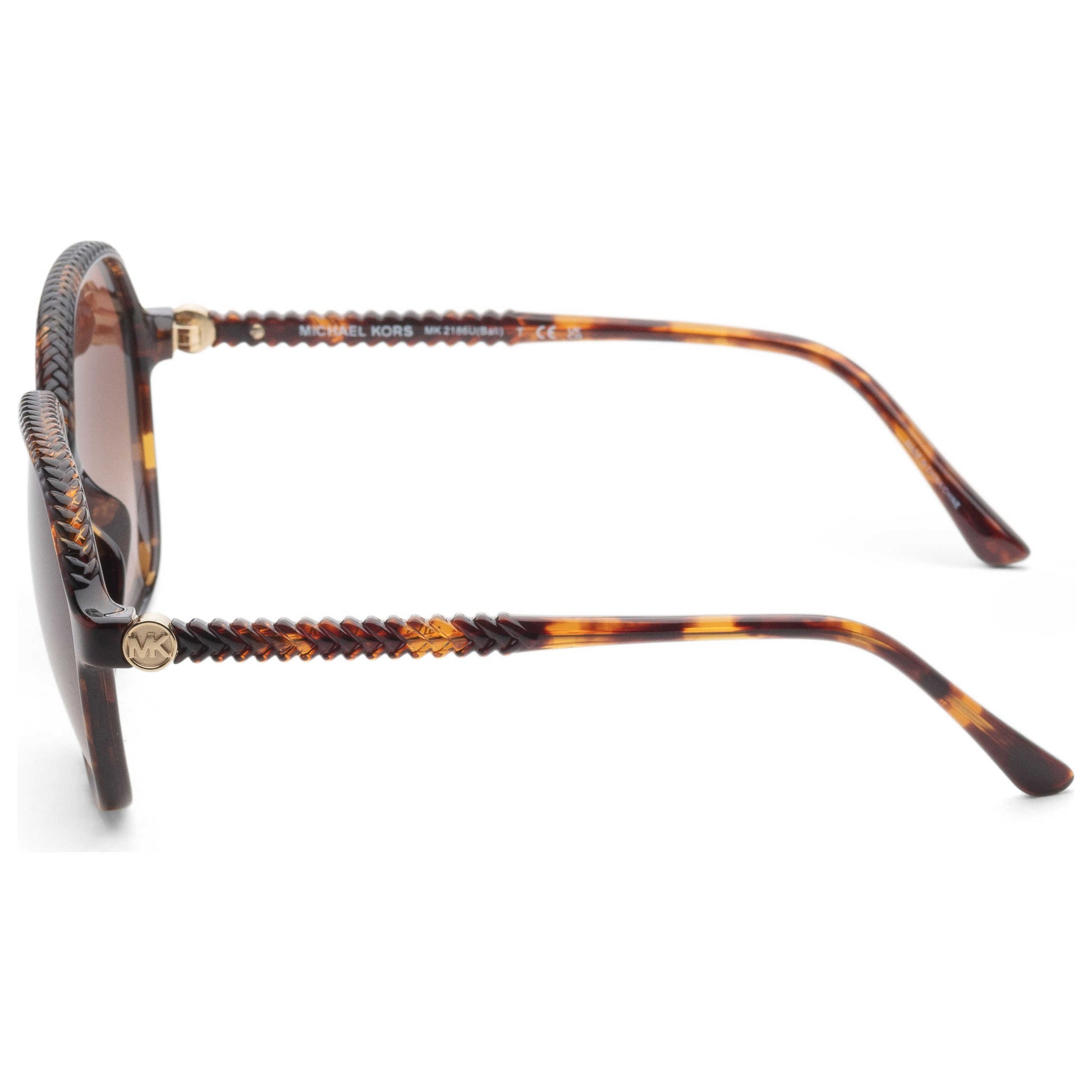 Left view of Michael Kors Fashion Women's Sunglasses MK2186U-300613-58