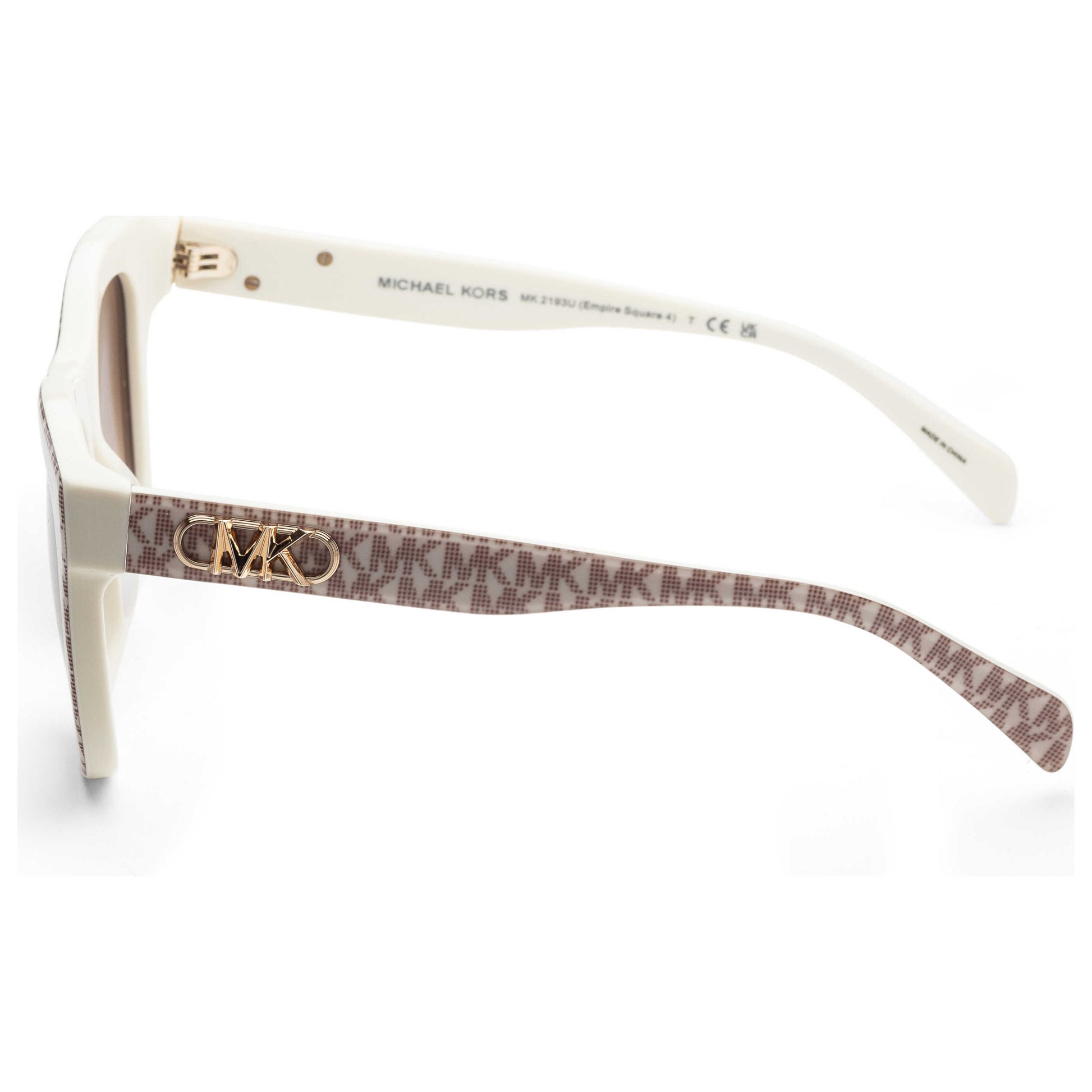 Left view of Michael Kors Empire Square Women's Sunglasses MK2193U-310313-52