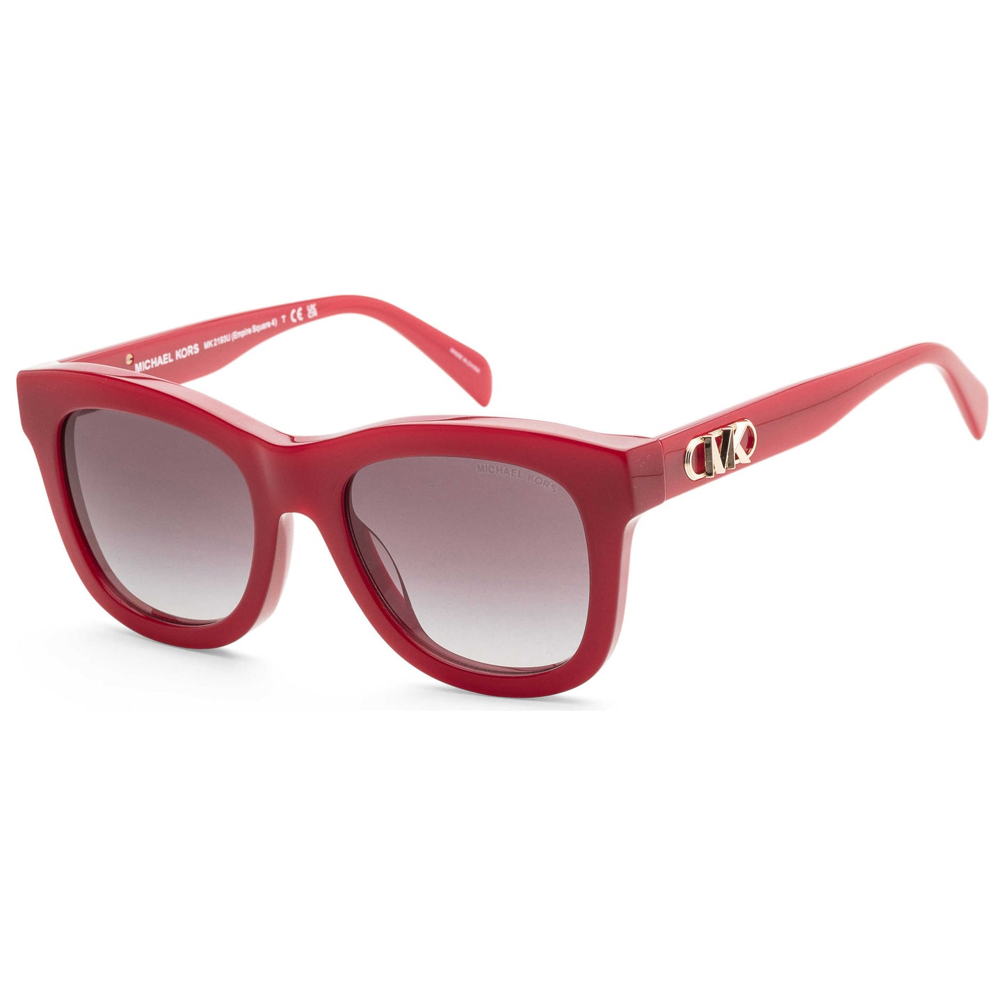 Front view of Michael Kors Empire Square Women's Sunglasses MK2193U-39398G-52