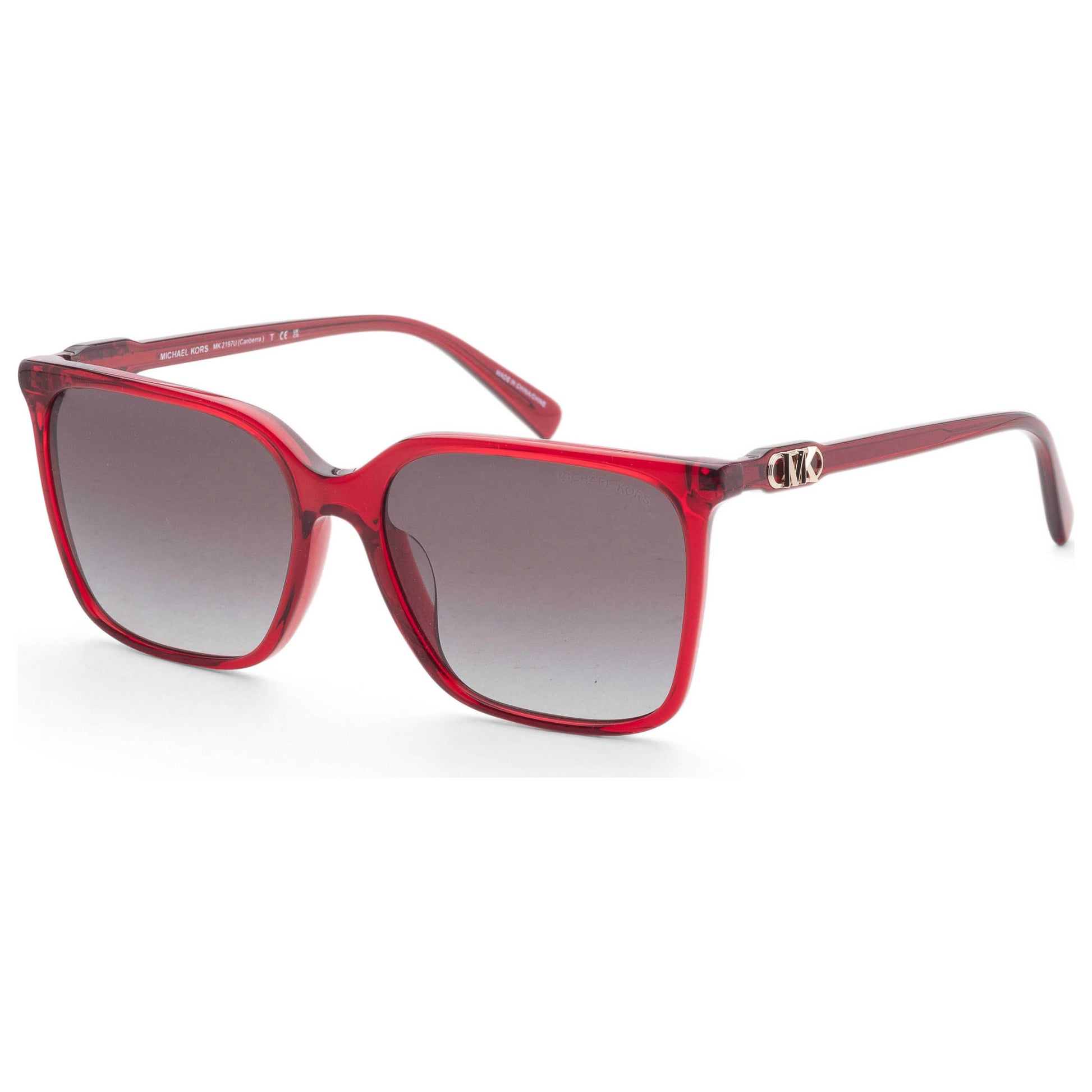 Front view of Michael Kors Canberra Women's Sunglasses MK2197U-39558G-56
