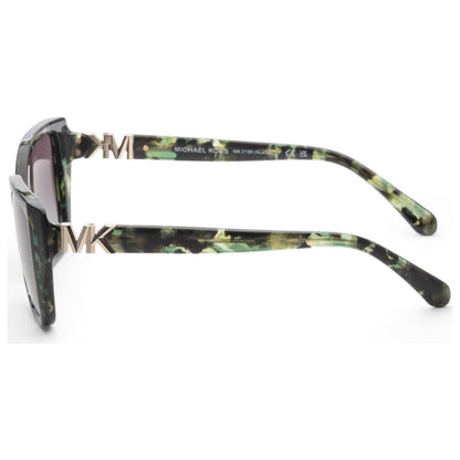 Left view of Michael Kors Fashion Women's Sunglasses MK2199-39538G-55