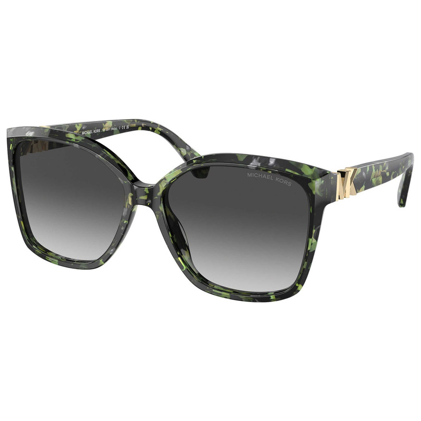 Front view of Michael Kors Malia Women's Sunglasses MK2201-39538G-58