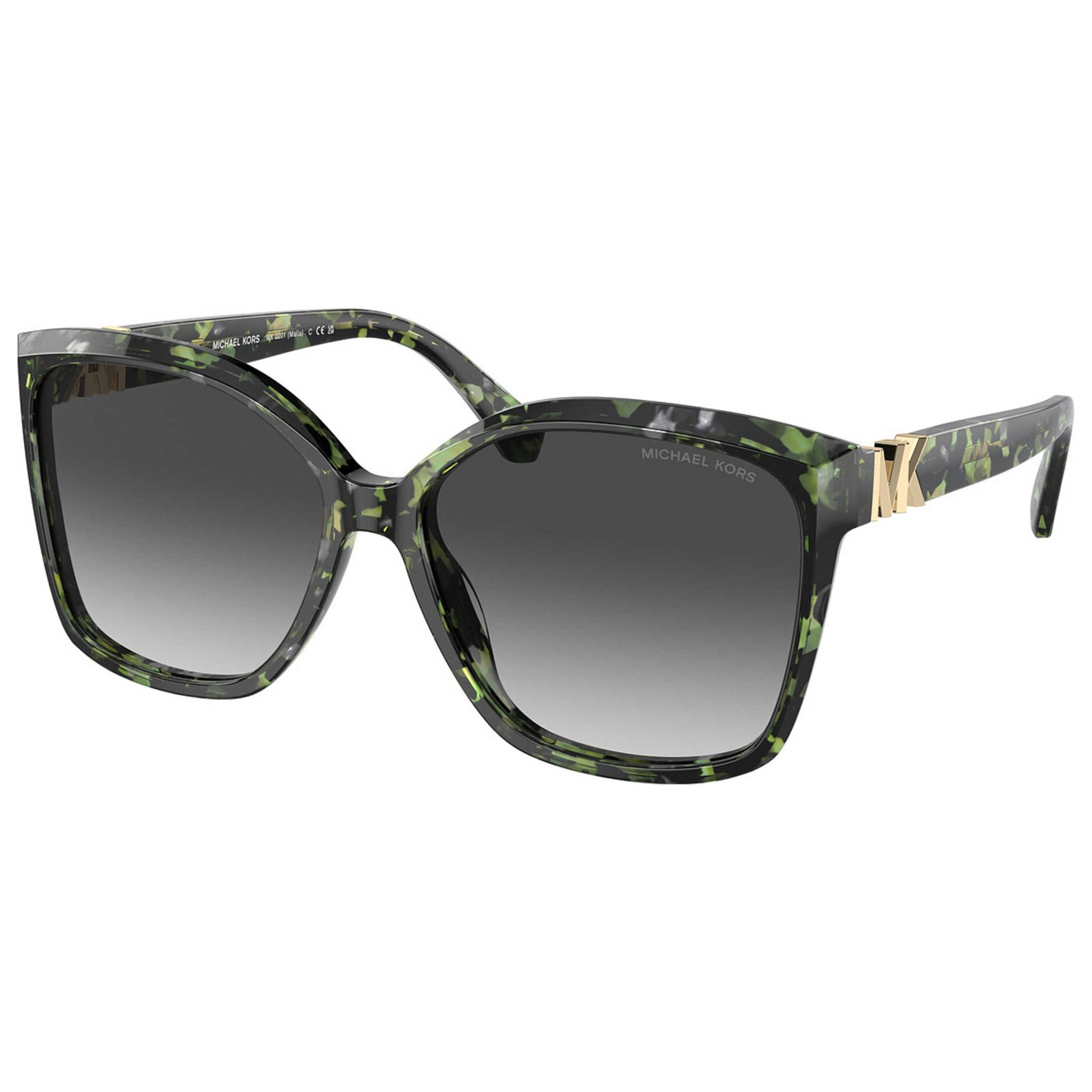 Front view of Michael Kors Malia Women's Sunglasses MK2201-39538G-58