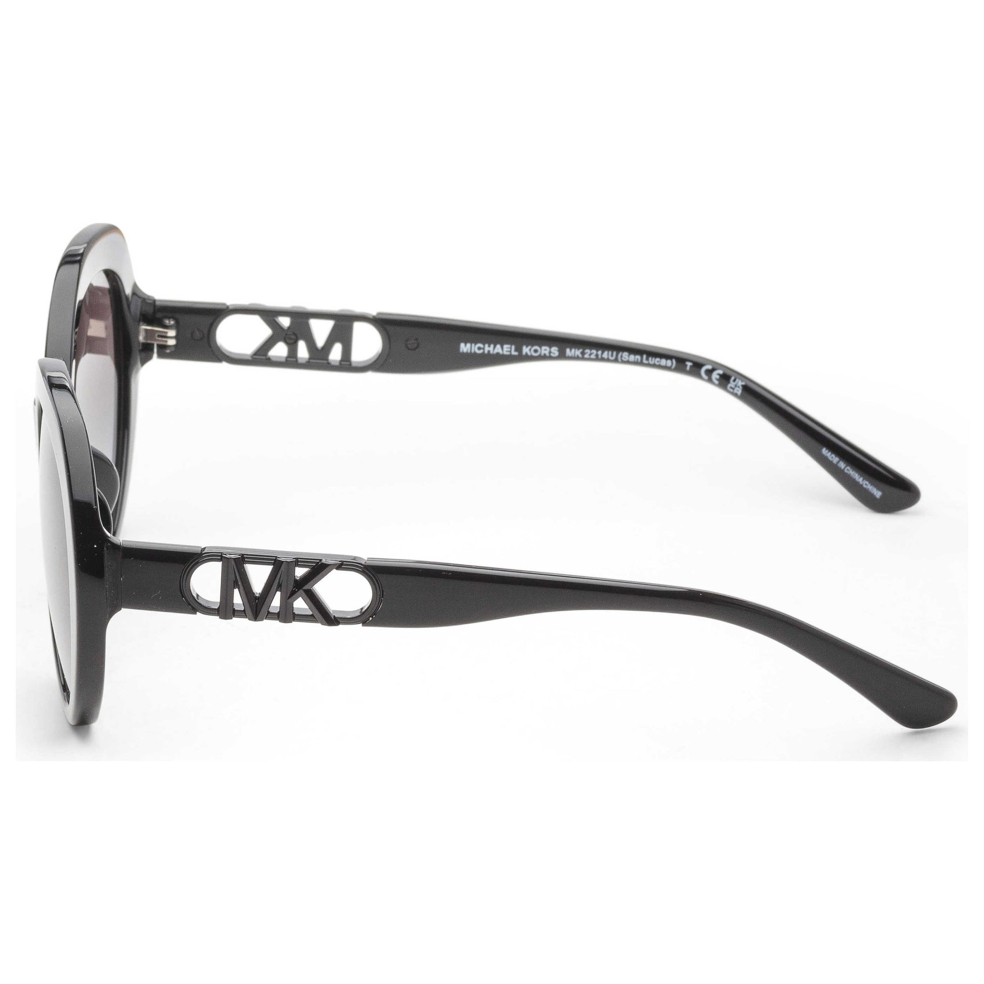 Left view of Michael Kors Fashion Women's Sunglasses MK2214U-30058G-56