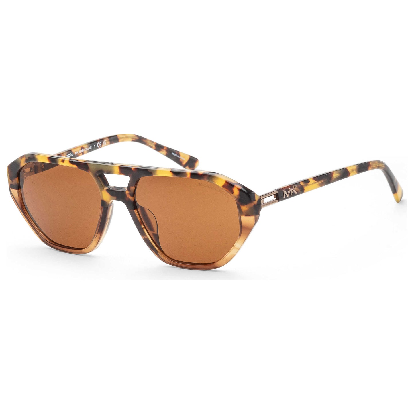 Front view of Michael Kors Fashion Men's Sunglasses MK2219U-396573-57