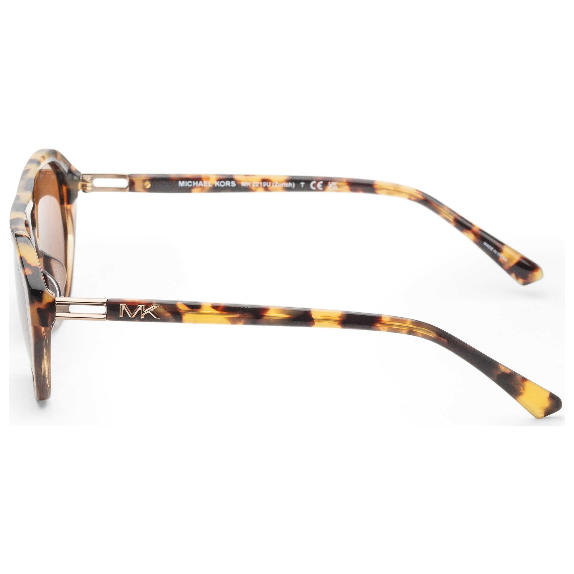 Left view of Michael Kors Fashion Men's Sunglasses MK2219U-396573-57