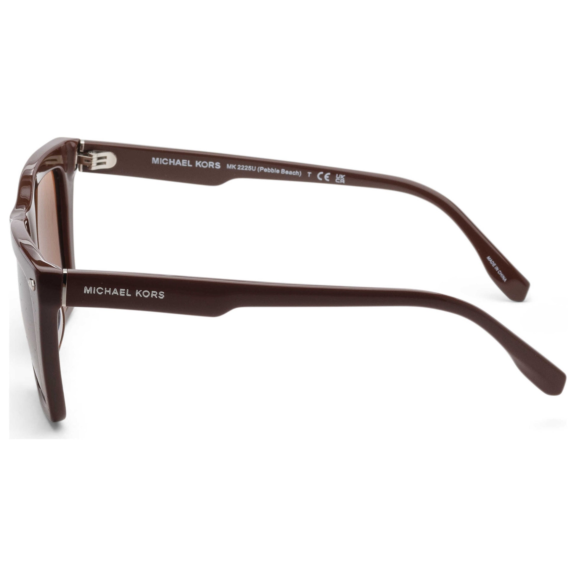 Left view of Michael Kors Peeble Beach Men's Sunglasses MK2225U-400773-56