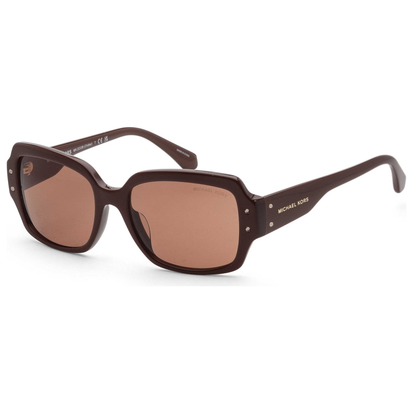 Front view of Michael Kors Le Praz Women's Sunglasses MK2233B-4008-3-55