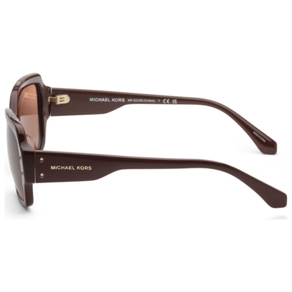 Left view of Michael Kors Le Praz Women's Sunglasses MK2233B-4008-3-55