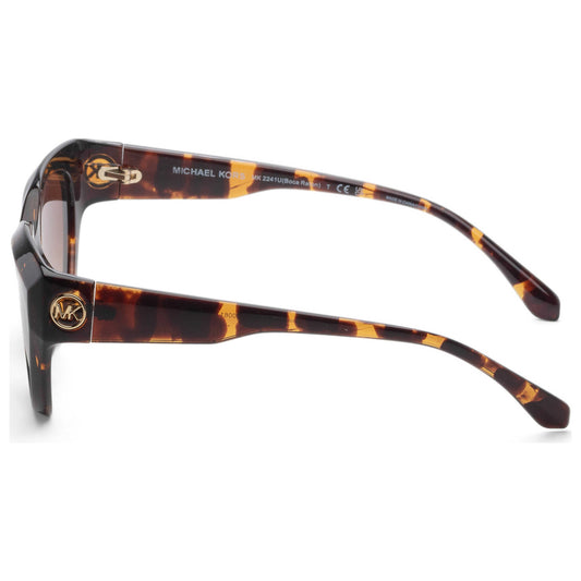 Left view of Michael Kors Boca Raton Women's Sunglasses MK2241U-300613-55