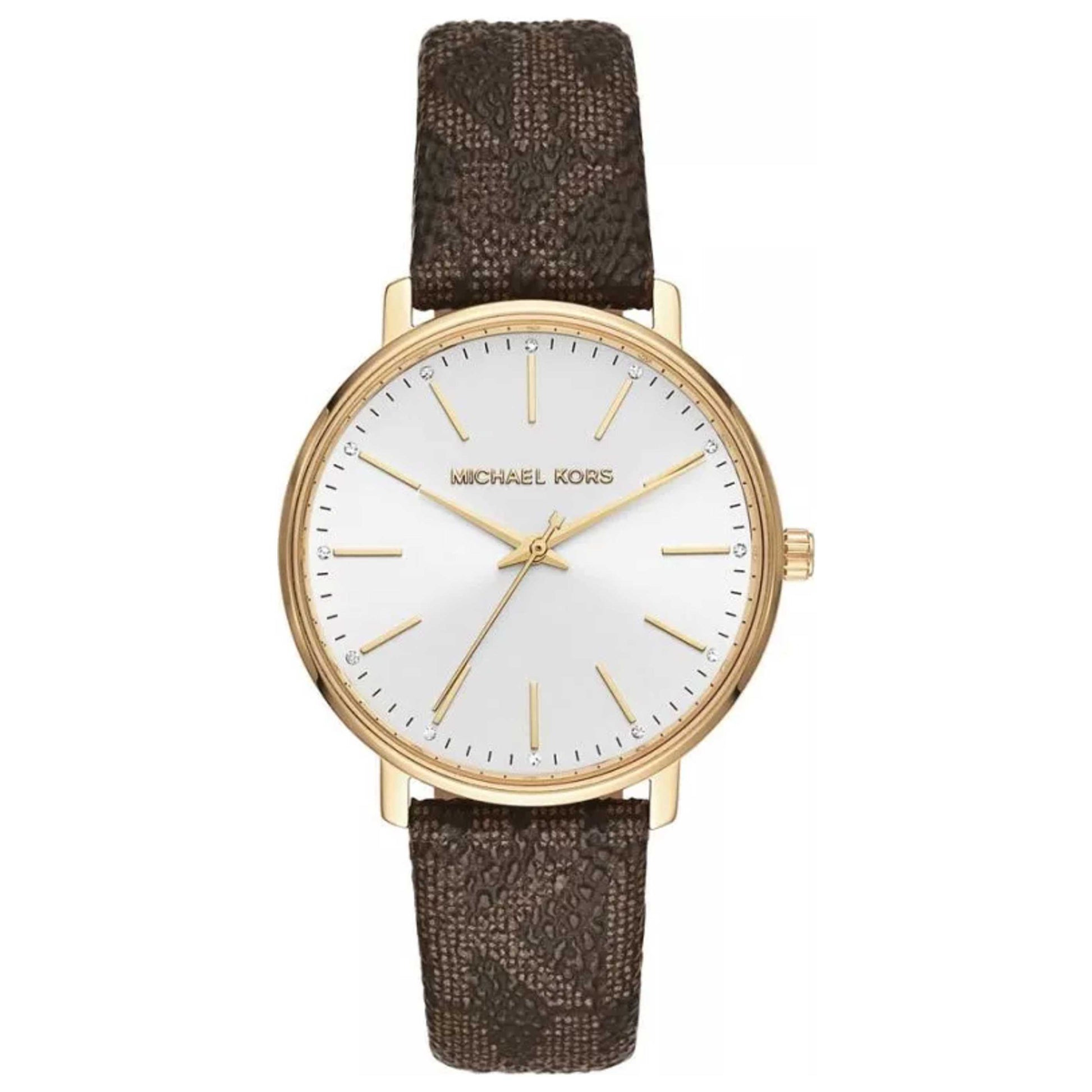 Front view of Michael Kors Pyper Women's Quartz Watch MK2857