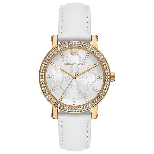 Front view of Michael Kors Corey Women's Quartz Watch MK2985