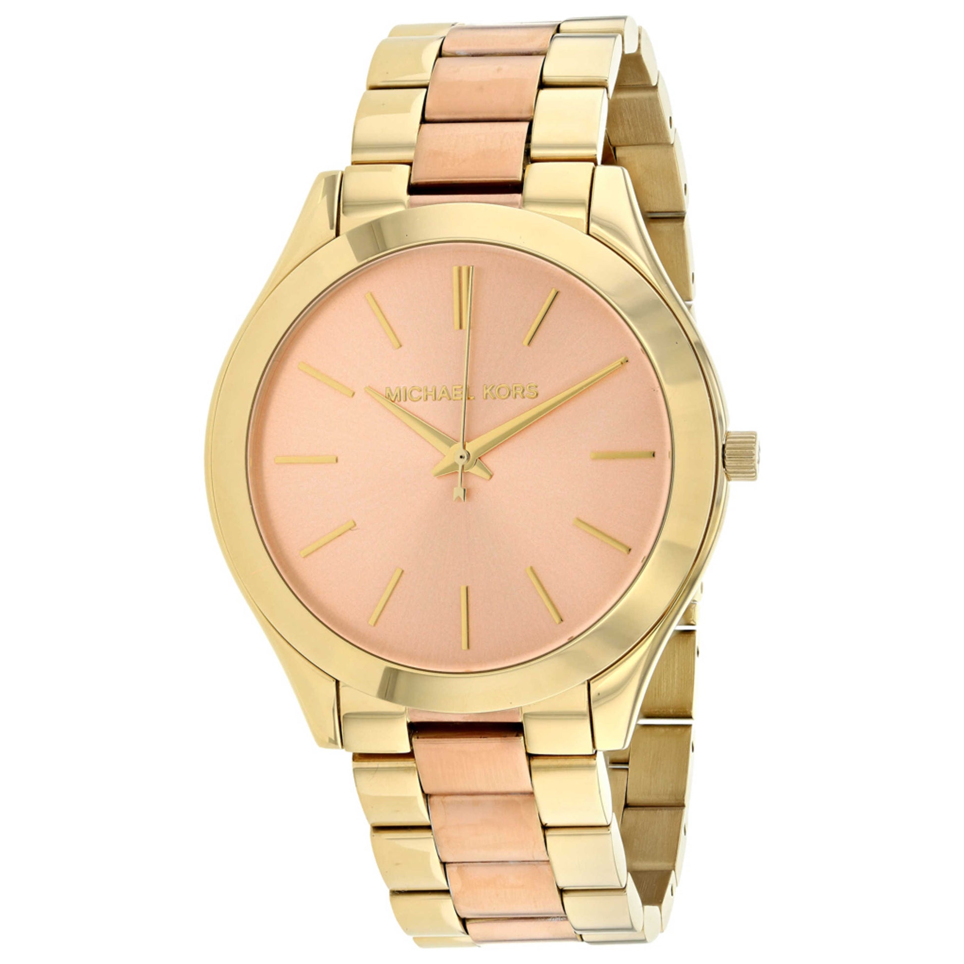 Front view of Michael Kors Slim Runway Women's Quartz Watch MK3493
