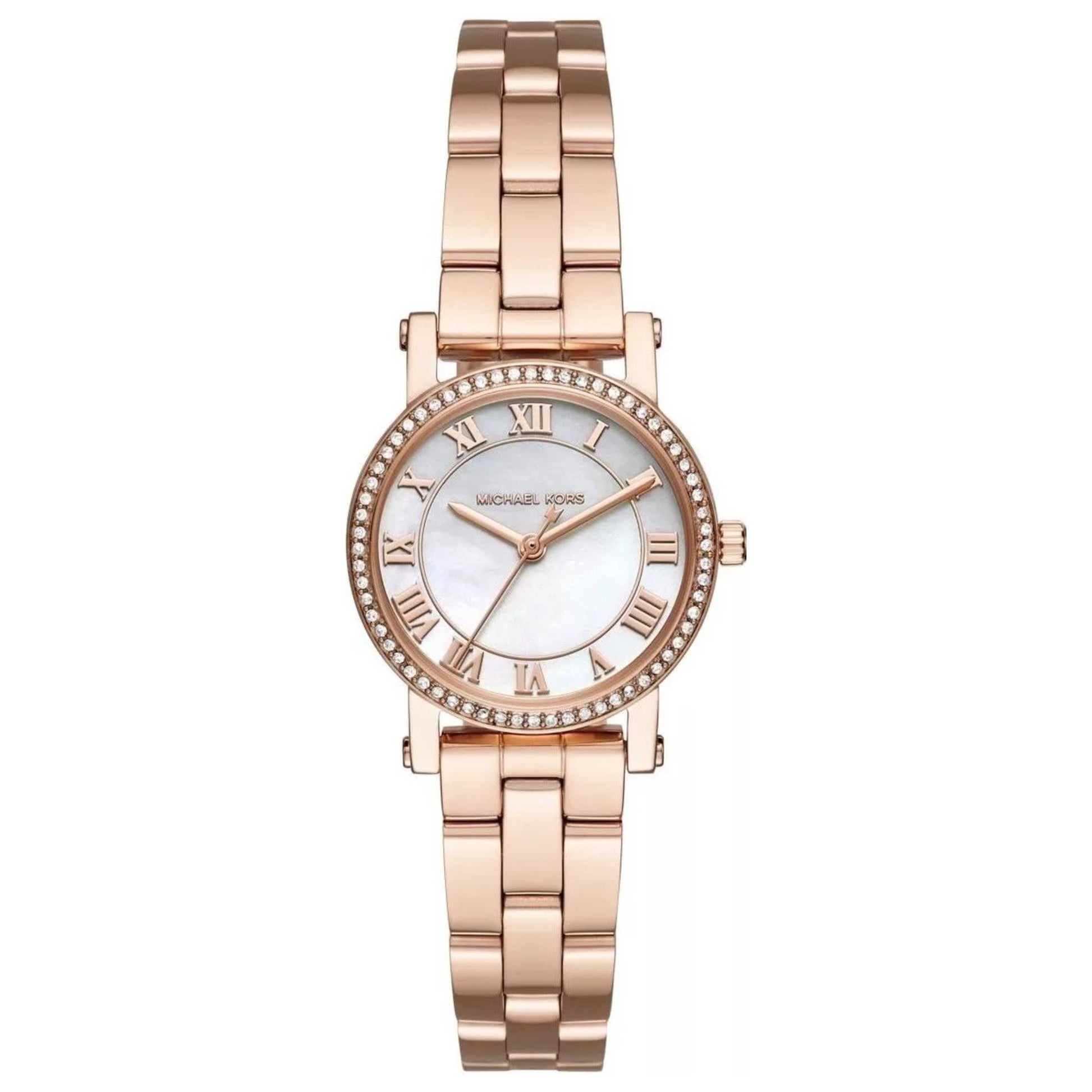 Front view of Michael Kors Norie Petite Women's Quartz Watch MK3558