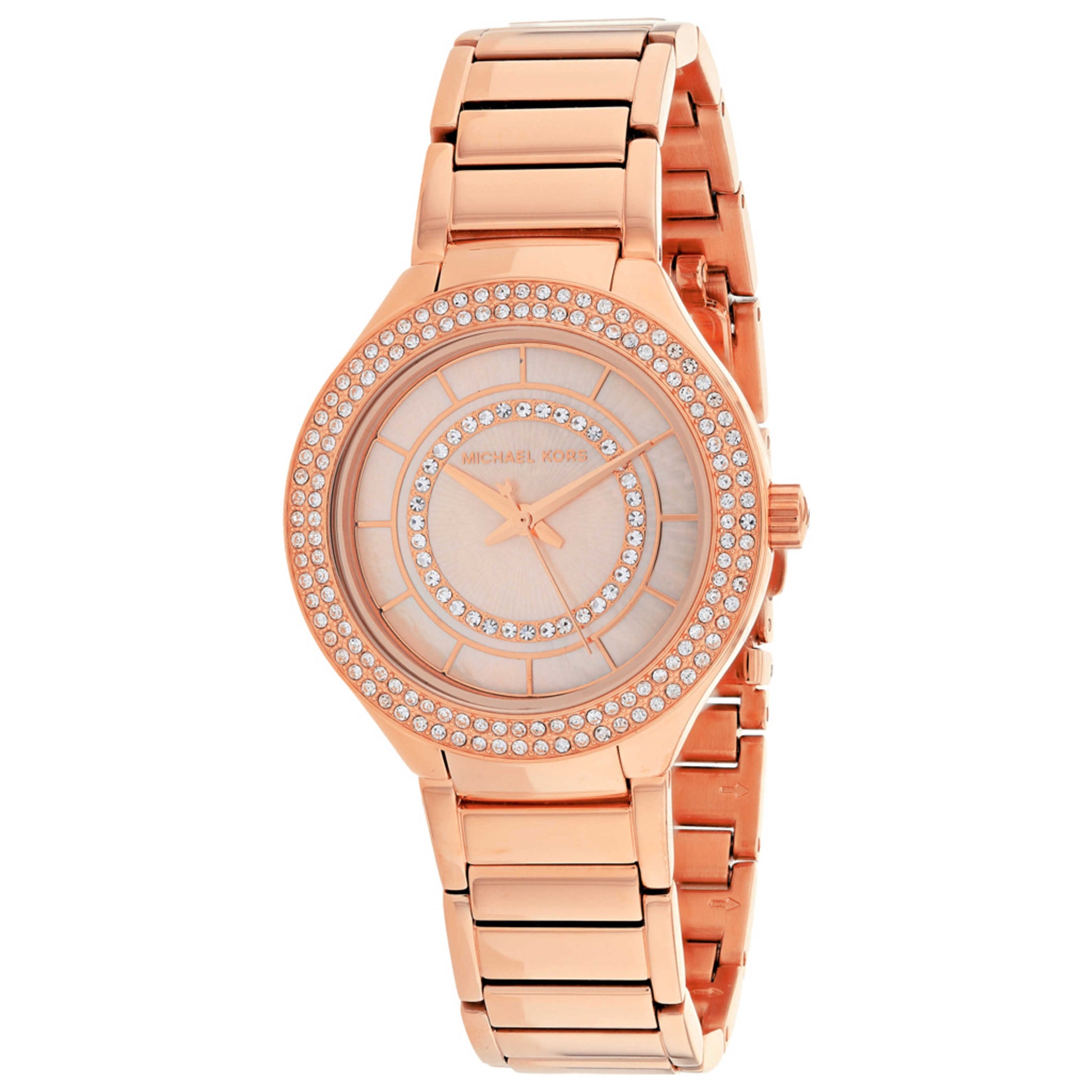 Front view of Michael Kors Mini Kerry Women's Quartz Watch MK3802