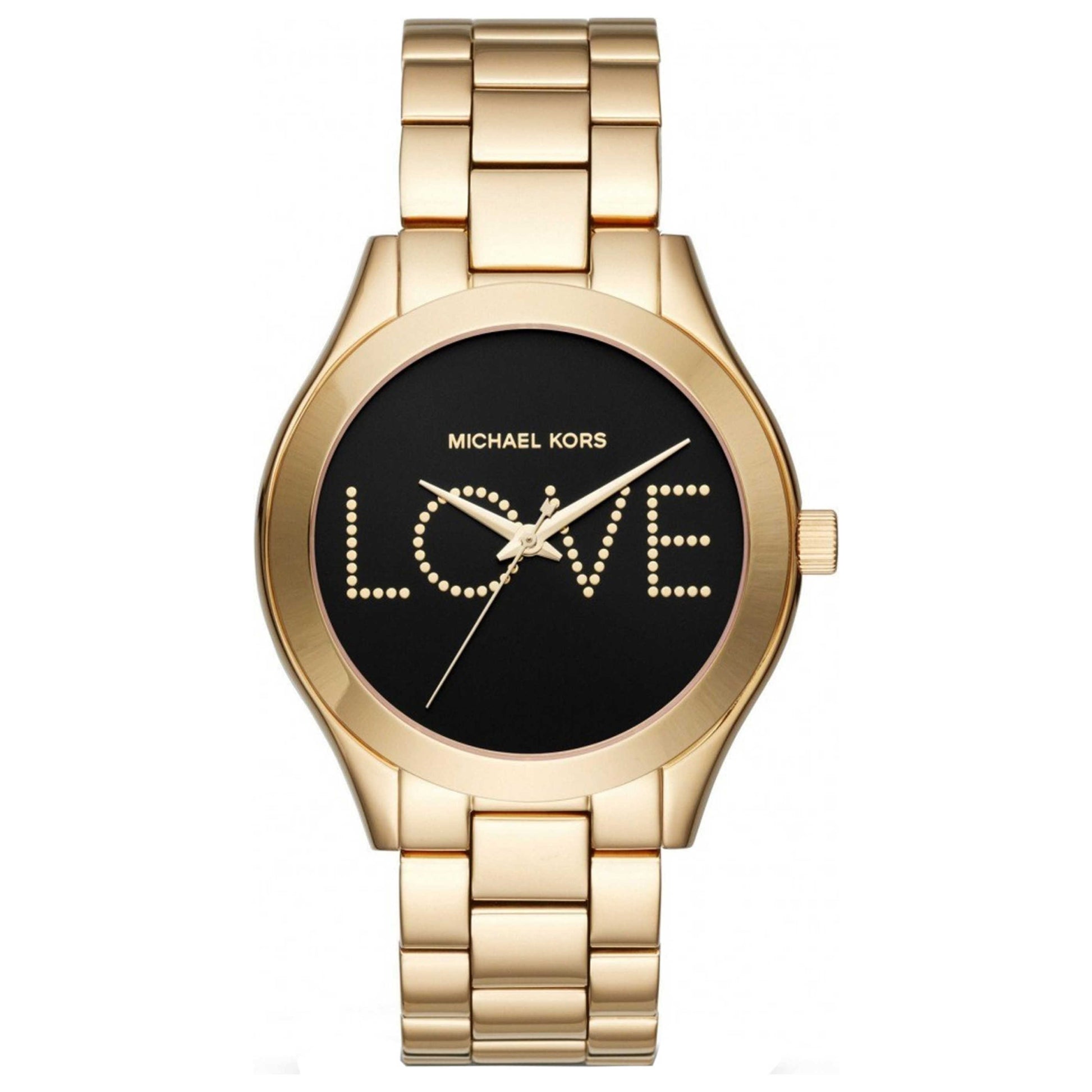 Front view of Michael Kors Slim Runway Women's Quartz Watch MK3803