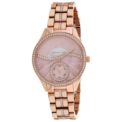 Front view of Michael Kors Lauryn Women's Quartz Watch MK4436