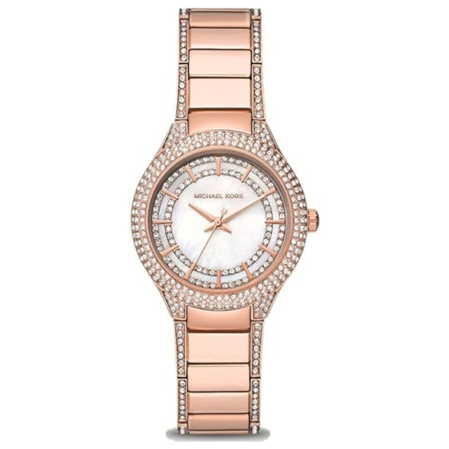 Front view of Michael Kors Mini Sylvia Women's Quartz Watch MK4656