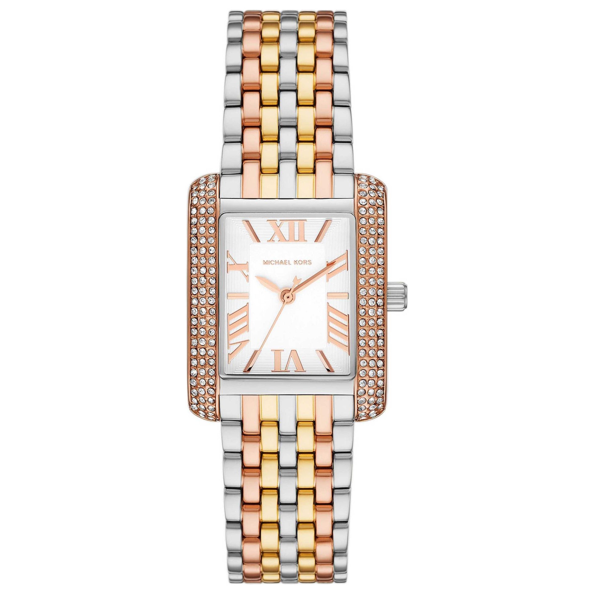Front view of Michael Kors Petite Emery Women's Quartz Watch MK4744
