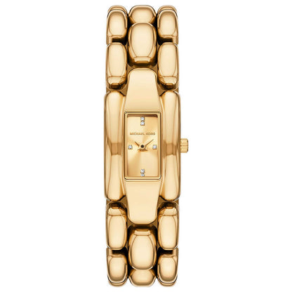 Front view of Michael Kors Mini Hally Women's Quartz Watch MK4921