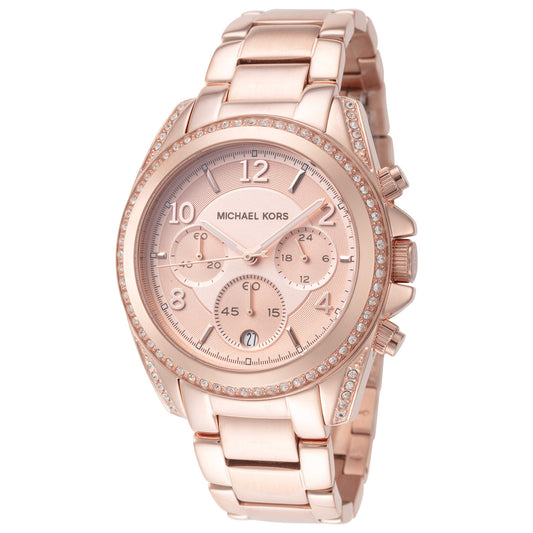 Front view of Michael Kors Blair Women's Quartz Watch MK5263