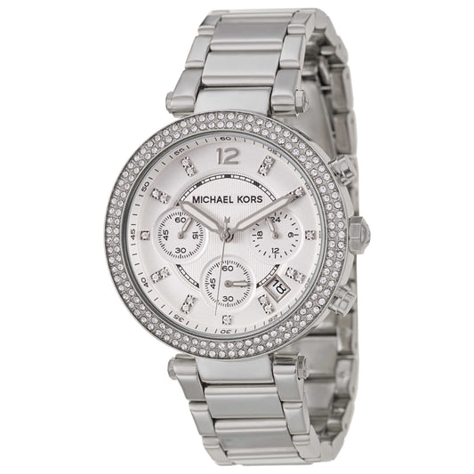 Front view of Michael Kors Parker Women's Quartz Watch MK5353