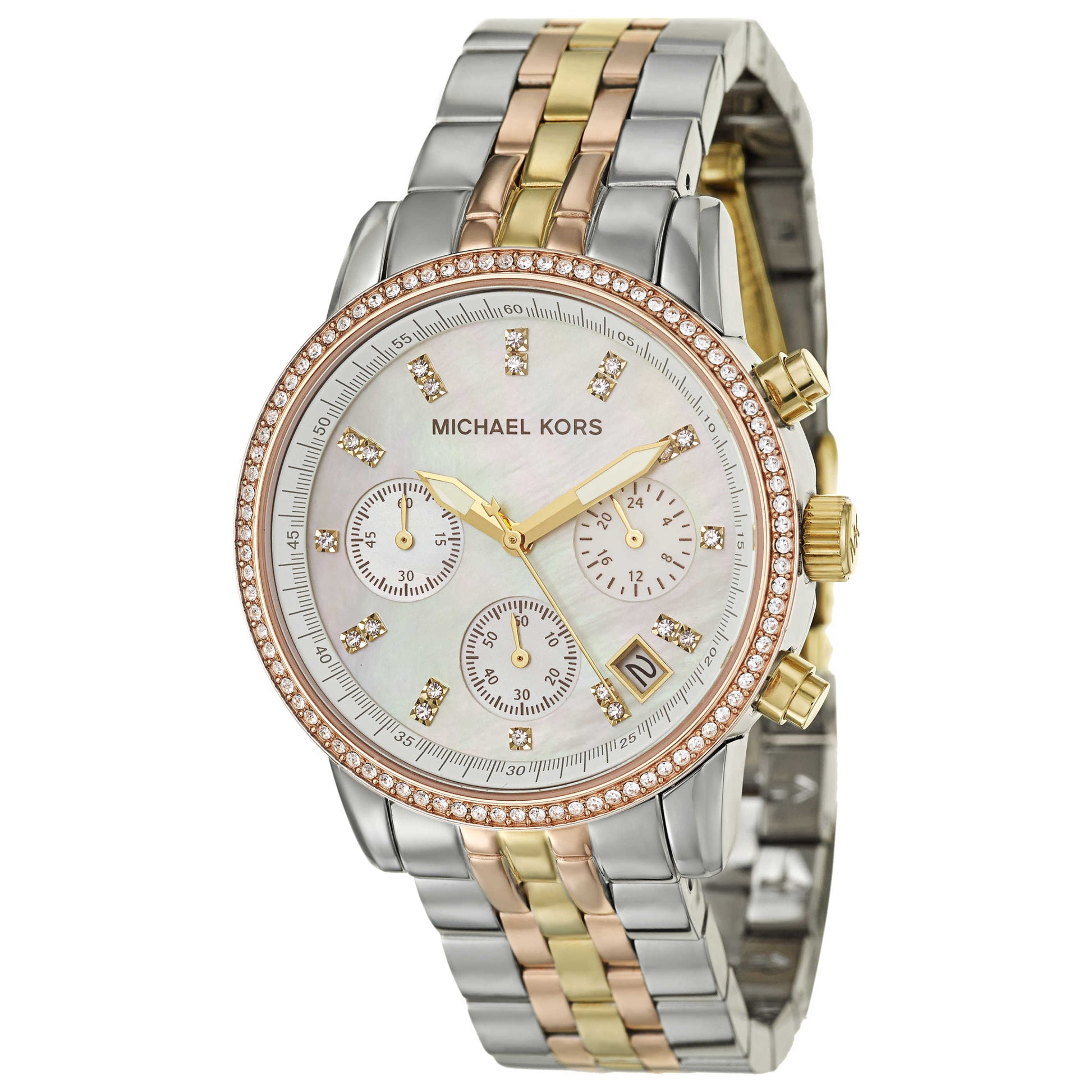 Front view of Michael Kors Ritz Women's Japanese Quartz (Battery-Powered) Watch MK5650
