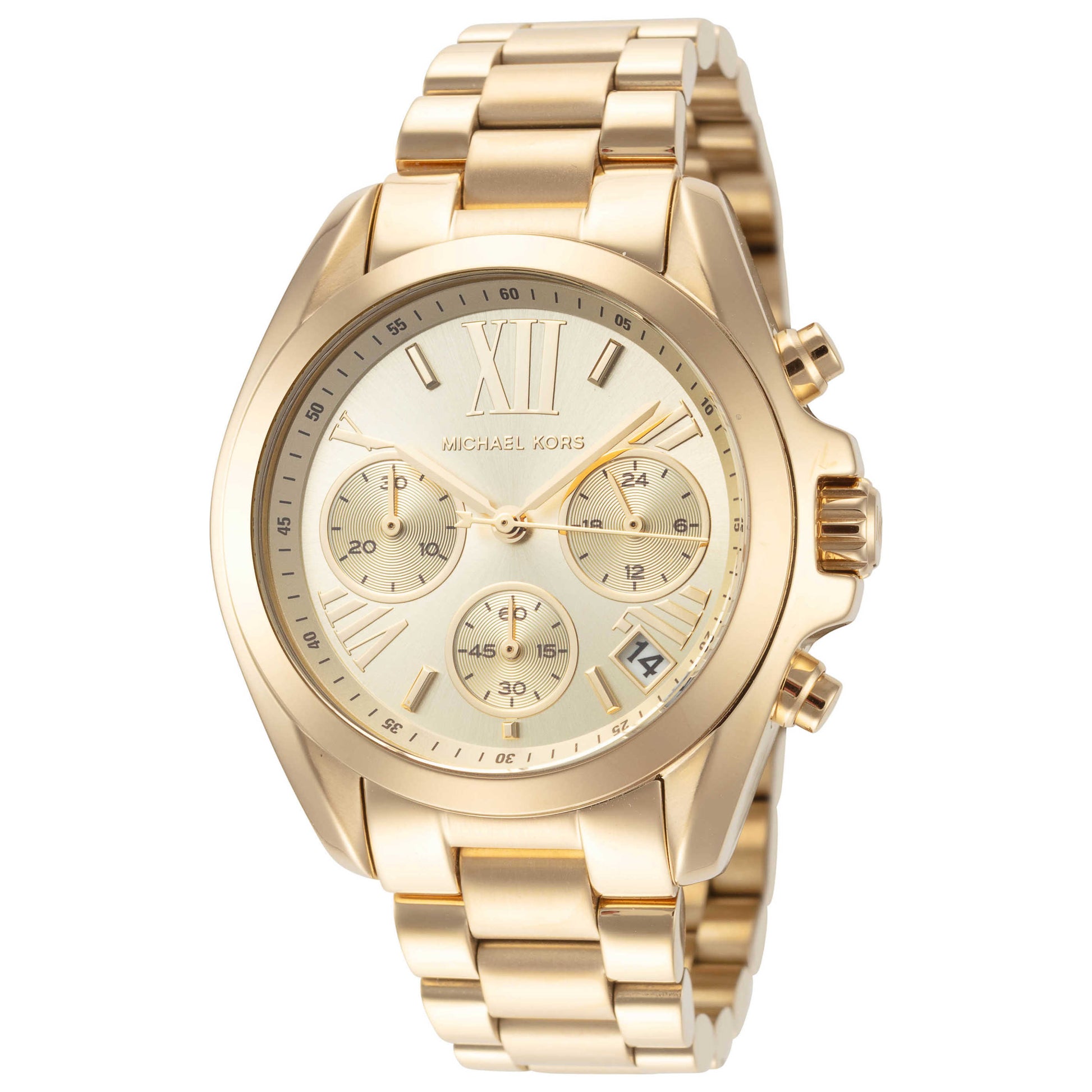 Front view of Michael Kors Bradshaw Women's Quartz Watch MK5798