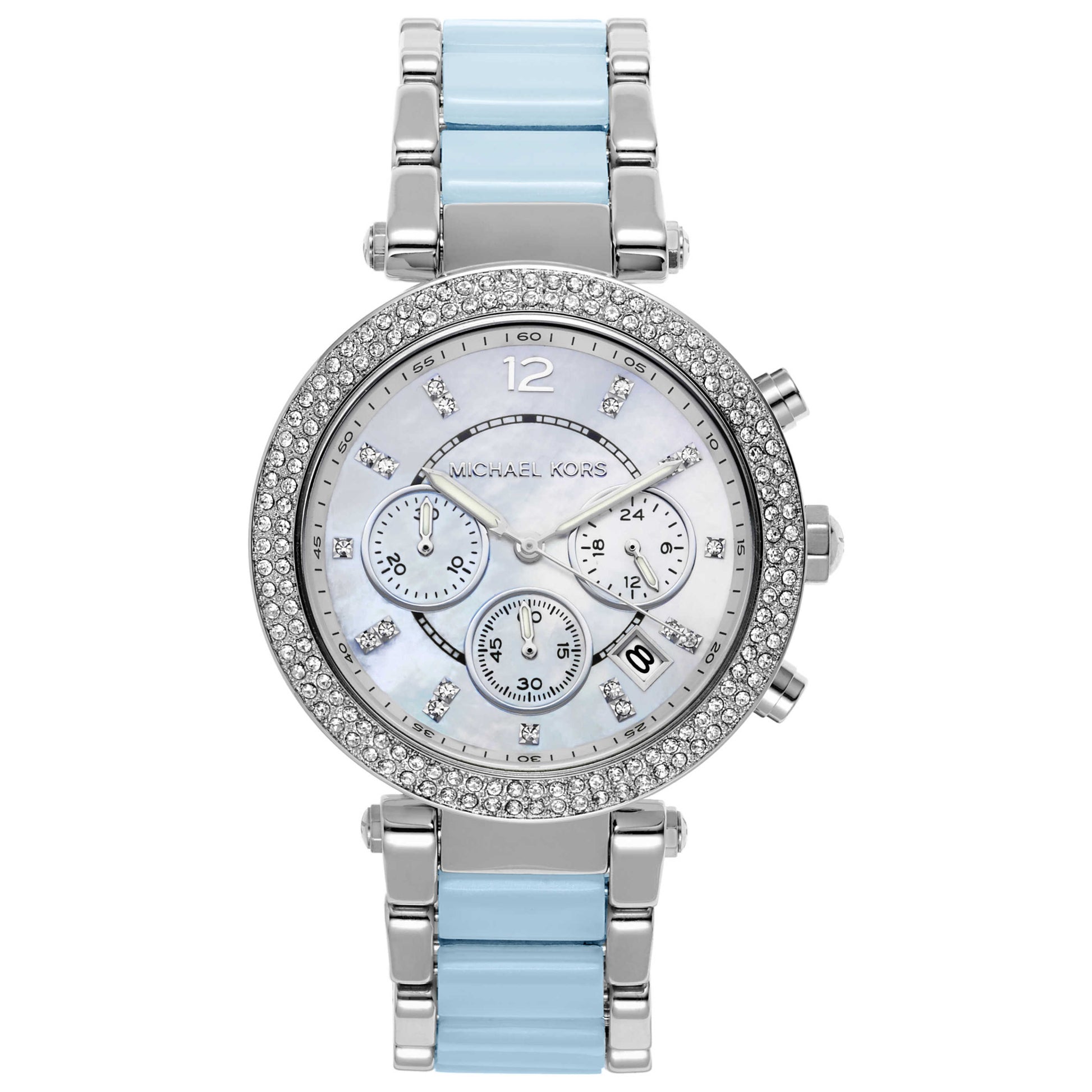 Front view of Michael Kors Parker Women's Japanese Quartz (Battery-Powered) Watch MK6138