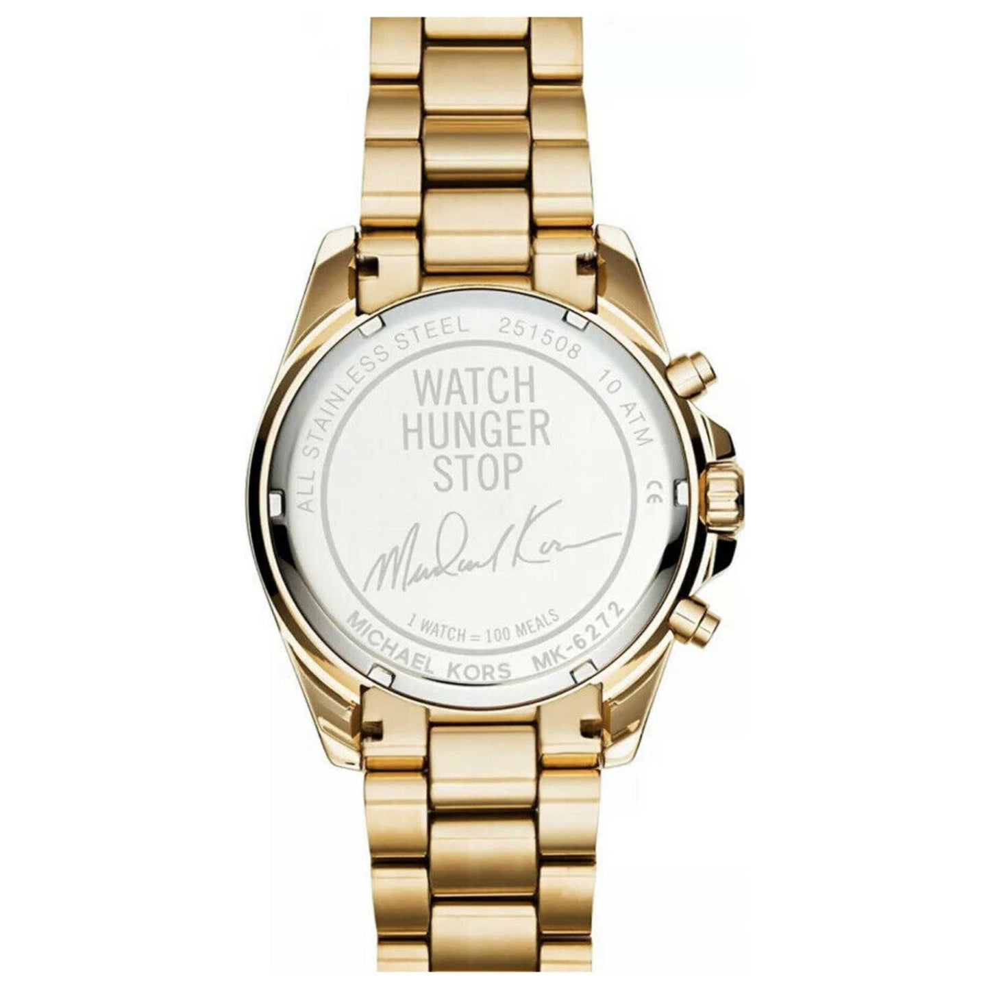Front view of Michael Kors Bradshaw Women's Quartz Watch MK6272
