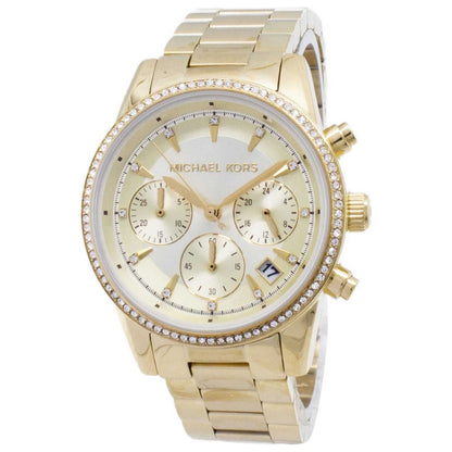 Front view of Michael Kors Ritz Women's Quartz Watch MK6356