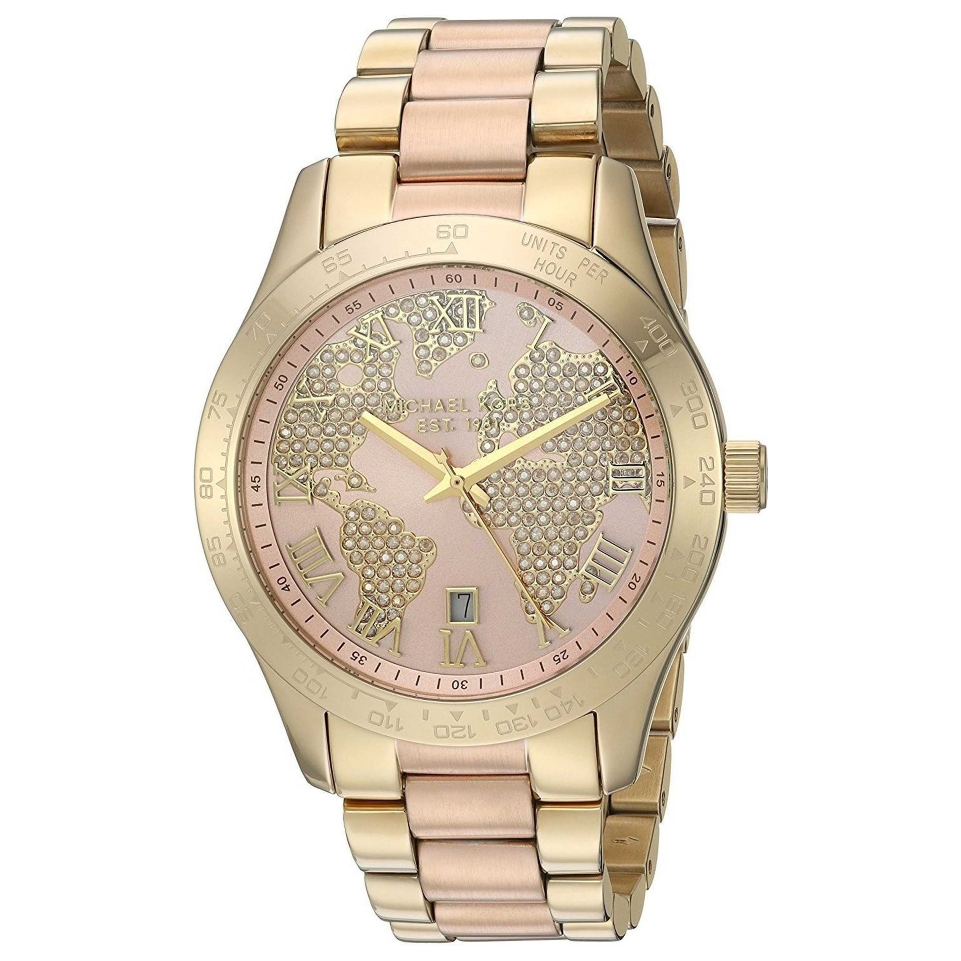 Front view of Michael Kors Layton Women's Quartz Watch MK6476