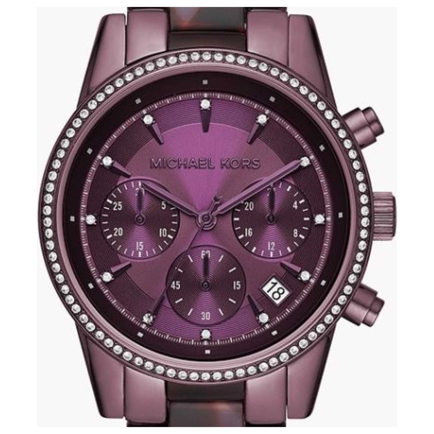 Michael Kors Ritz Pave Women's Quartz Watch MK6720 - Image #3