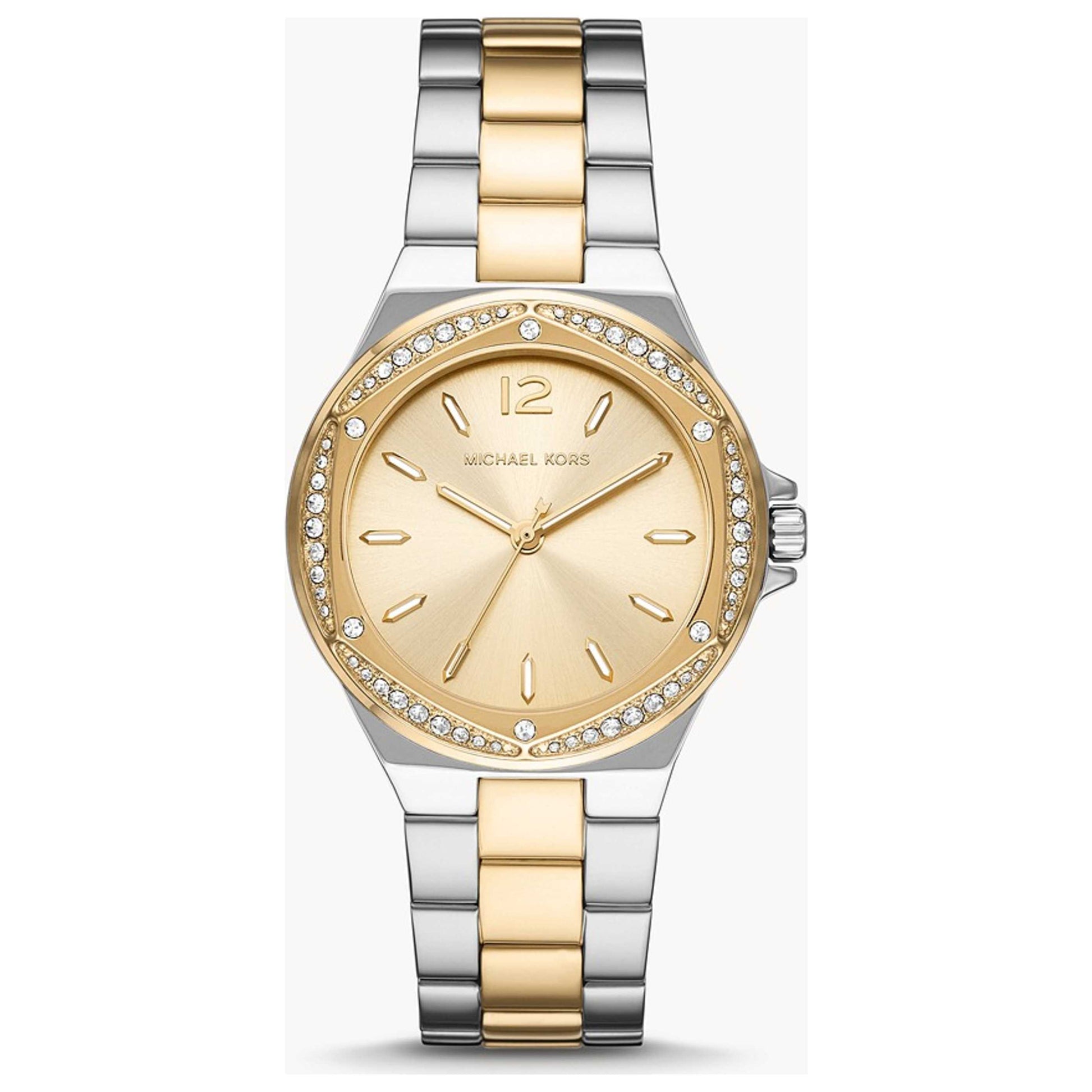 Front view of Michael Kors Lennox Women's Quartz Watch MK6988