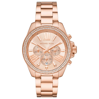 Front view of Michael Kors Wren Women's Quartz Watch MK7430