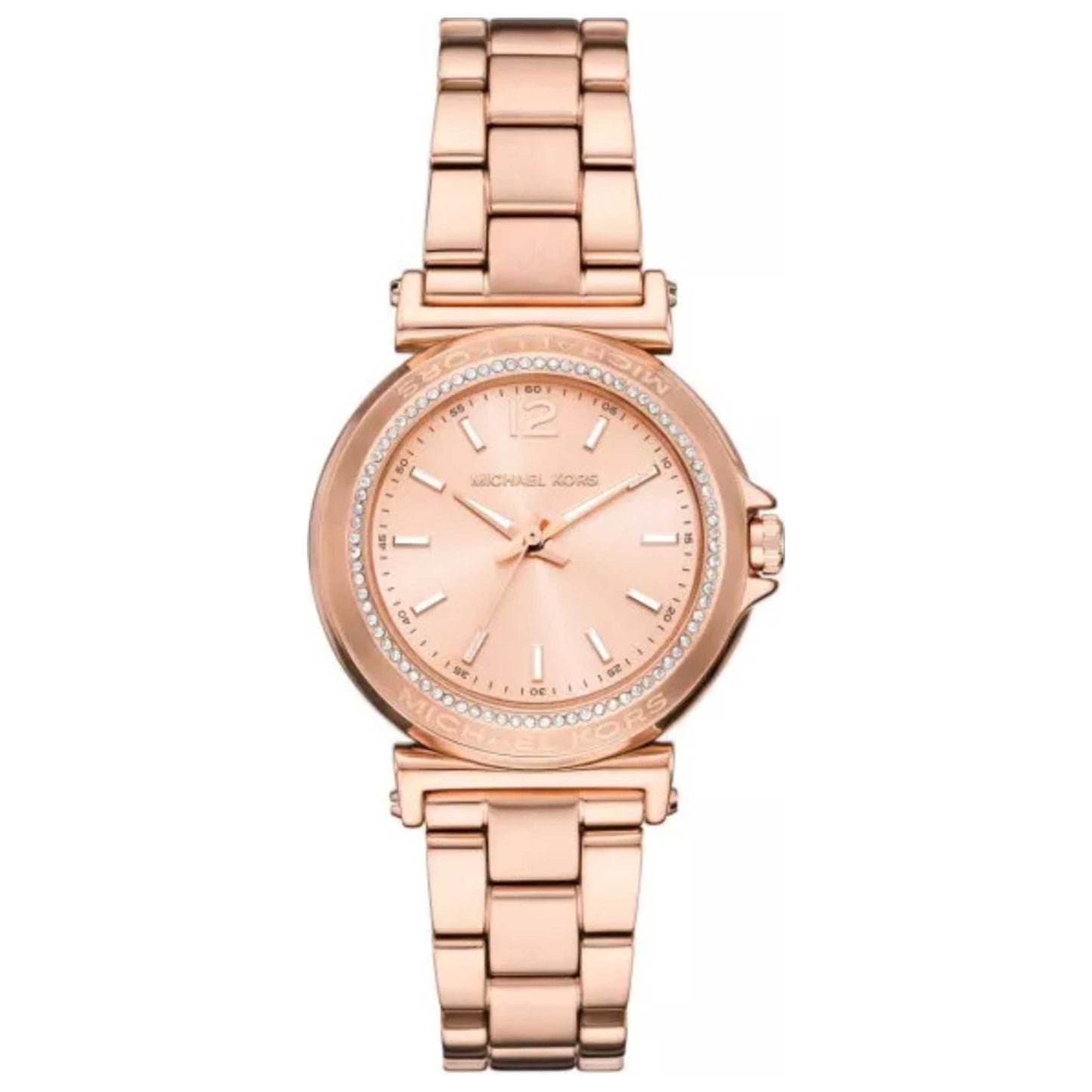 Front view of Michael Kors Mini Maren Women's Quartz Watch MK7491