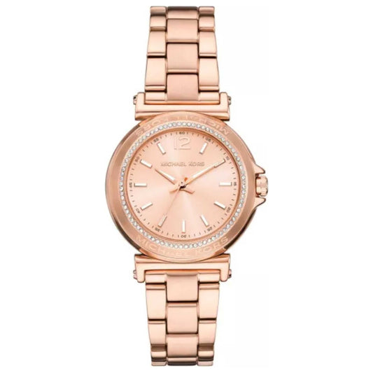 Front view of Michael Kors Mini Maren Women's Quartz Watch MK7491